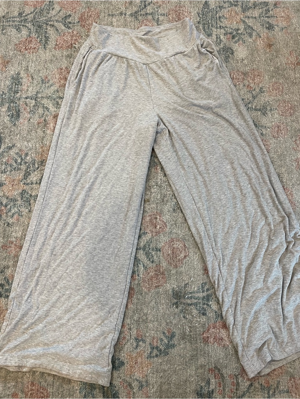 all in motion Heather Gray Wide-Leg Lounge Pants